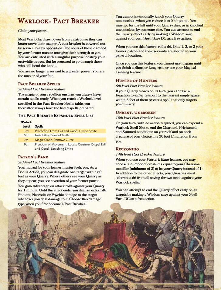 Warlock: Pact Breaker V. 2.0